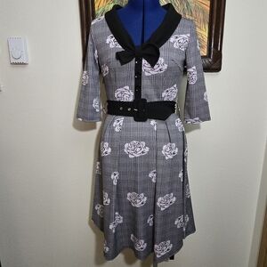 Rose Plaid Retro dress